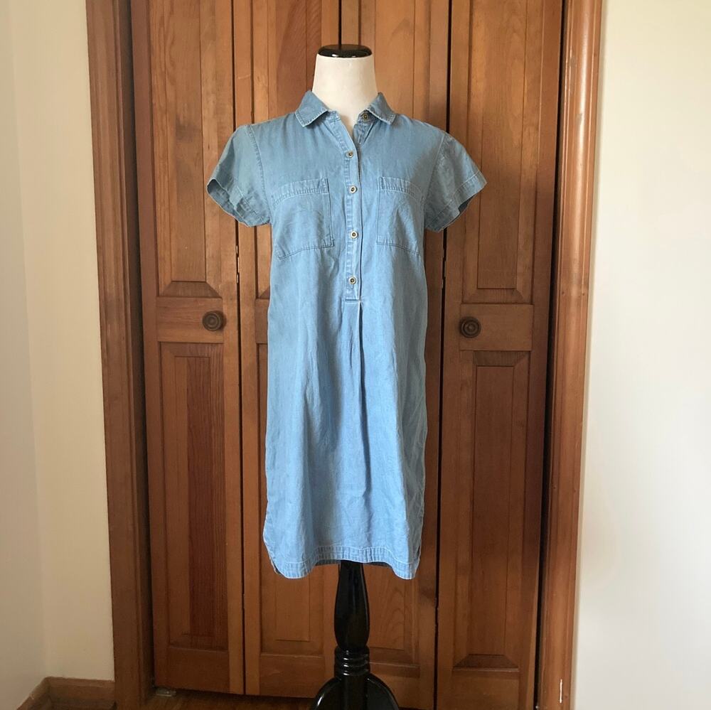 Old Navy Chambrey Pullover Dress, Size XS